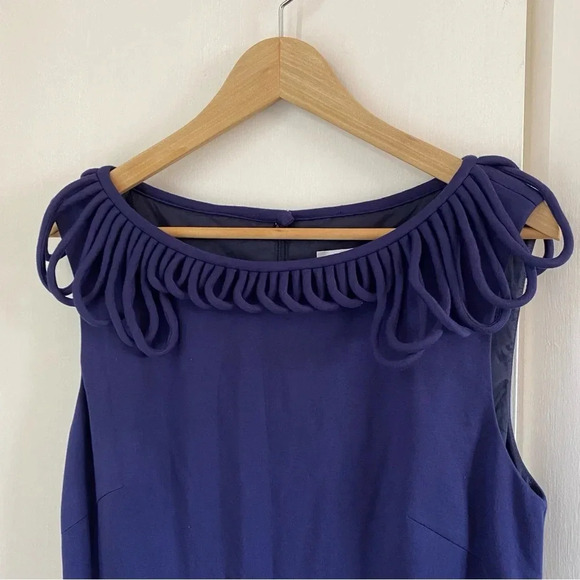 Trina Turk Sheath Dress Size 10 Navy Blue New with Tag‎ - Picture 3 of 11